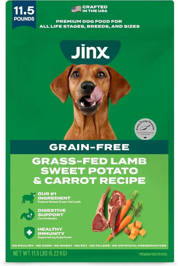 Jinx Grain Free Dry Dog Food - Real Salmon, Sweet Potato & Carrot, 4Lb | Premium Kibble for Digestive Support & Healthy Immunity - No Fillers, All Lifestages (Puppy, Adult & Senior), Breeds & Sizes16