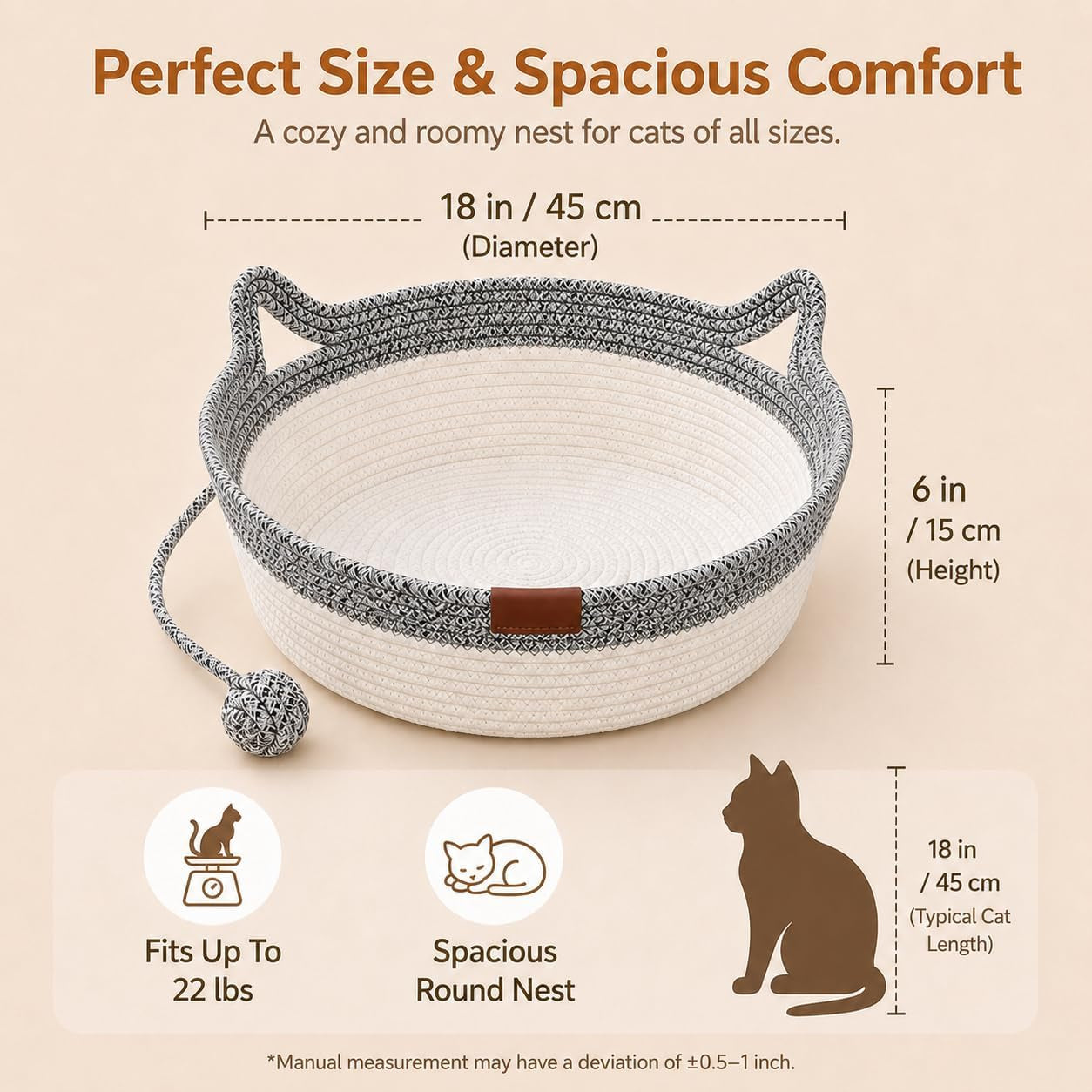 large-scratchable-handwoven-for-cats-stimulicat-handwoven-cat-basket-cotton-rope-cat-bed-round-pet-basket-hand-woven-boho-cat-bed-grey-without-cushion