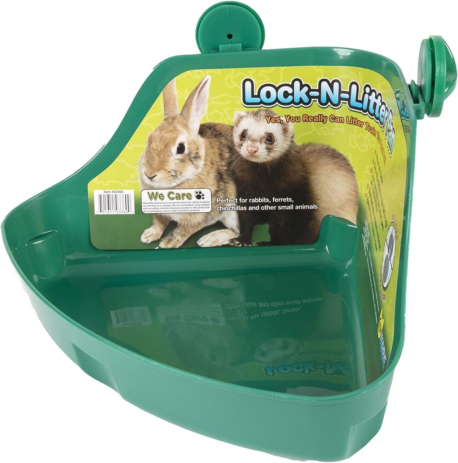 ware-manufacturing-2-pack-plastic-lock-n-litter-pan-for-small-pets-size-regular