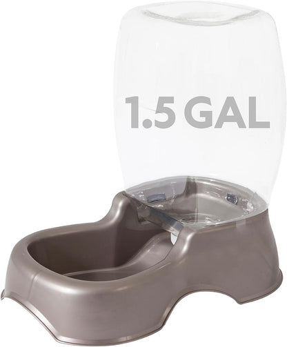 Petmate Pet Cafe Cat and Dog Gravity Water Dispenser - Water Bowl for Cats and Dogs, USA Made, 0.75 GAL, Pearl Gray10