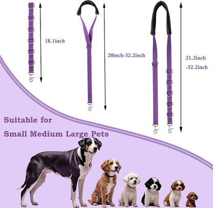 Pet Grooming Loop and Belly Strap for Dogs with Extension Strap, Nylon Restraint Noose Adjustable Slip Rope Dog Grooming Supplies for Dog Grooming Arm and Pet Grooming Table - 3 Pack2