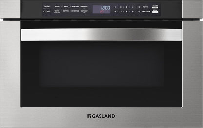 Microwave Drawer 24 Inch, 1.2 Cu.Ft, 1000W, One-Touch Auto Open | Built-In Installation, 11 Power Levels, Auto-Menus, Quiet Operation, Child Safety, Easy Clean Interior, Stainless Steel1