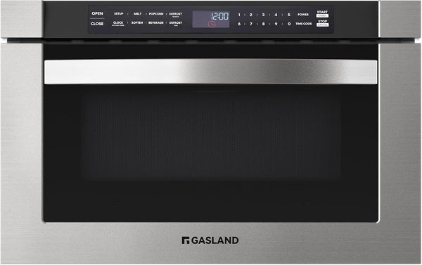 Microwave Drawer 24 Inch, 1.2 Cu.Ft, 1000W, One-Touch Auto Open | Built-In Installation, 11 Power Levels, Auto-Menus, Quiet Operation, Child Safety, Easy Clean Interior, Stainless Steel1