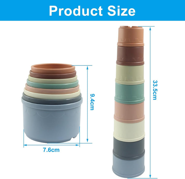 Foraging Cups for Rabbits, Multi-Colored, 8 Pcs | Small Animal Enrichment Tools, Graduated Sizes, Plastic Feeding Accessories, Pet Mental Stimulation2