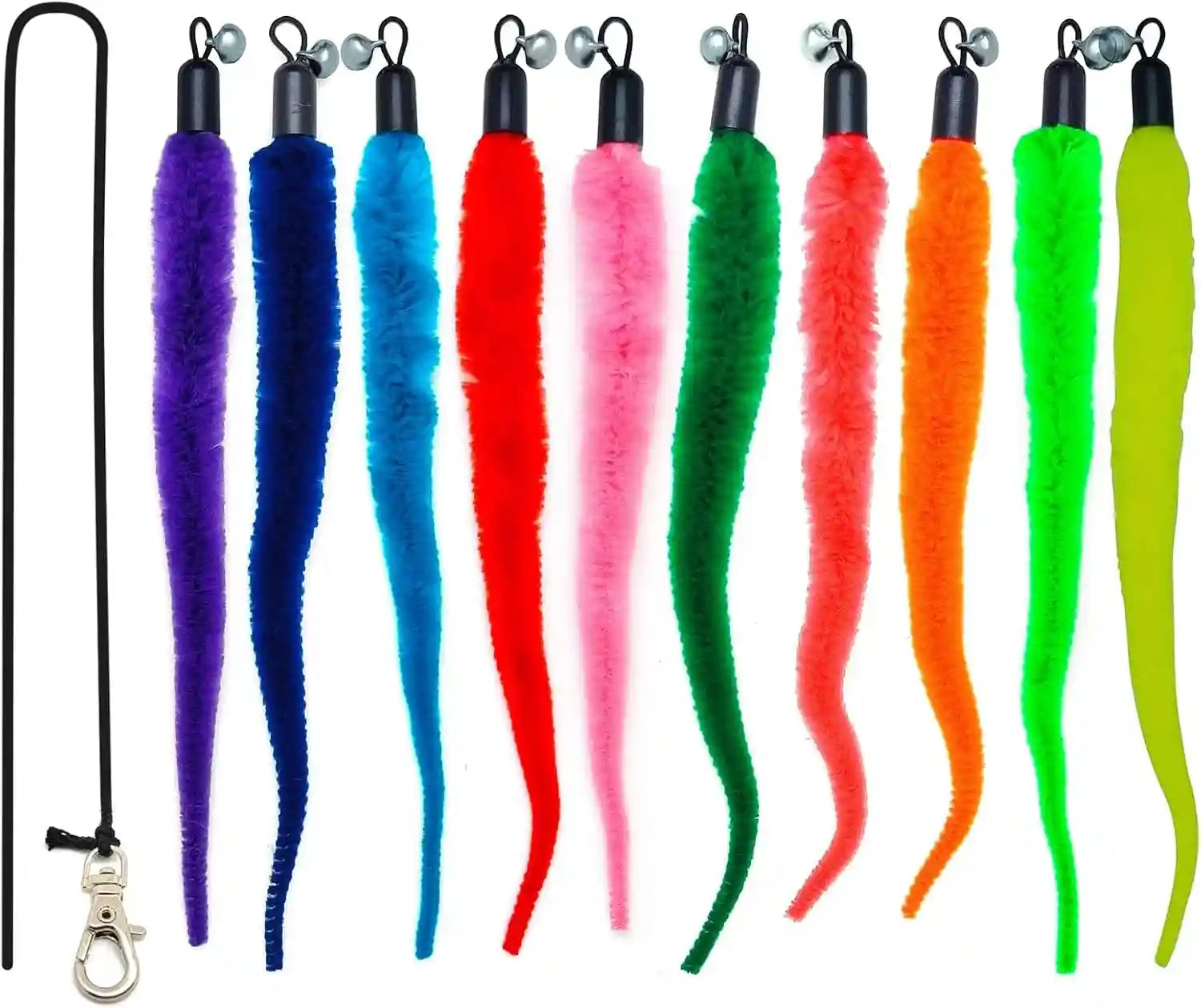 12-pack-cat-wand-feather-toy-refills-with-bells-natural-feather-replacement-for-interactive-teaser-toys-colorful-wand-attachments-durable-and-safe-cat-toy-accessories-for-exercise-and-play