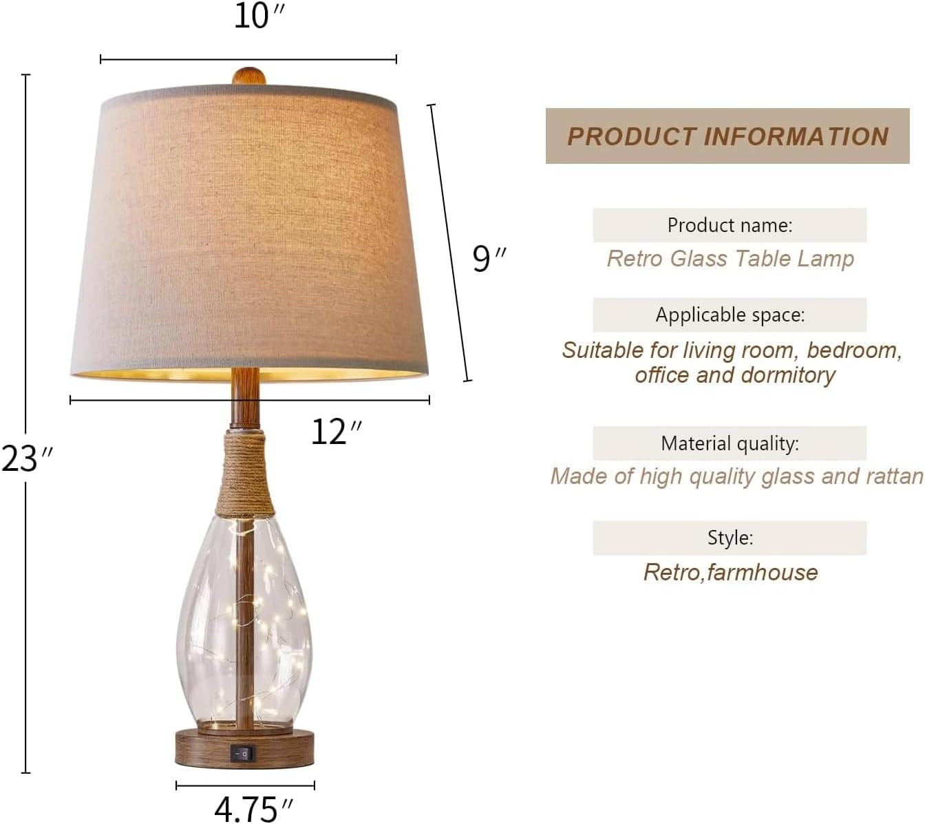 2-in-1-bedside-table-lamps-set-of-2-farmhouse-glass-lamp-wood-like-bedroom-lamps-for-nightstands-top-light-night-light-built-in-usb-with-bulb-boho-rattan-design-for-nursery-hallway