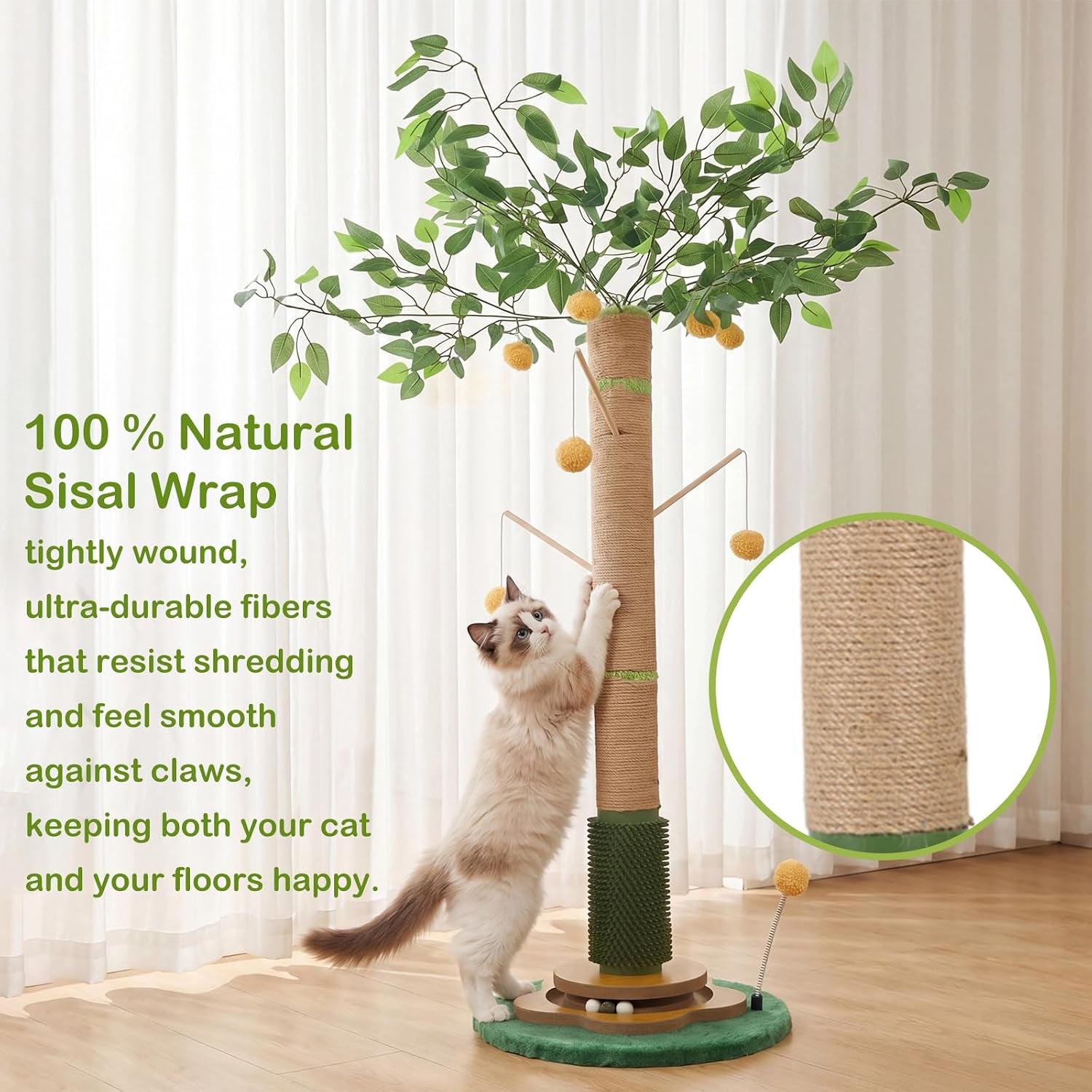 tall-cat-scratching-post-51-inch-sisal-rope-cat-scratcher-tree-for-indoor-cats-kittens-and-large-cats-to-stretch-scratch-play-and-self-groom-suitable-for-living-rooms-and-cat-spaces