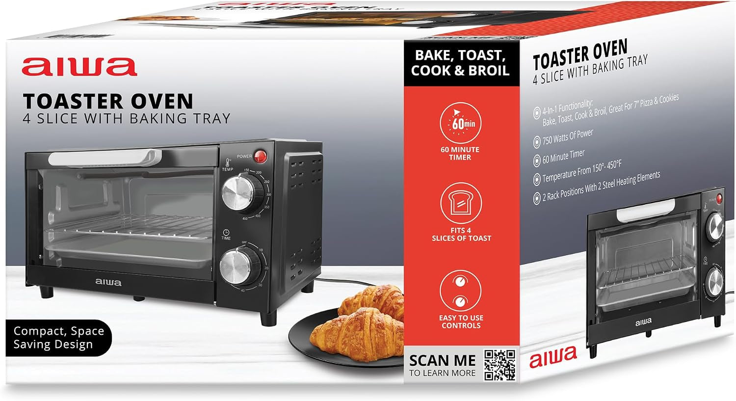 4-slice-countertop-toaster-oven-with-baking-tray-bake-toast-cook-and-broil-temperature-control-60-minute-timer-knob-automatic-shutoff-baking-tray-and-crumb-tray-included-black