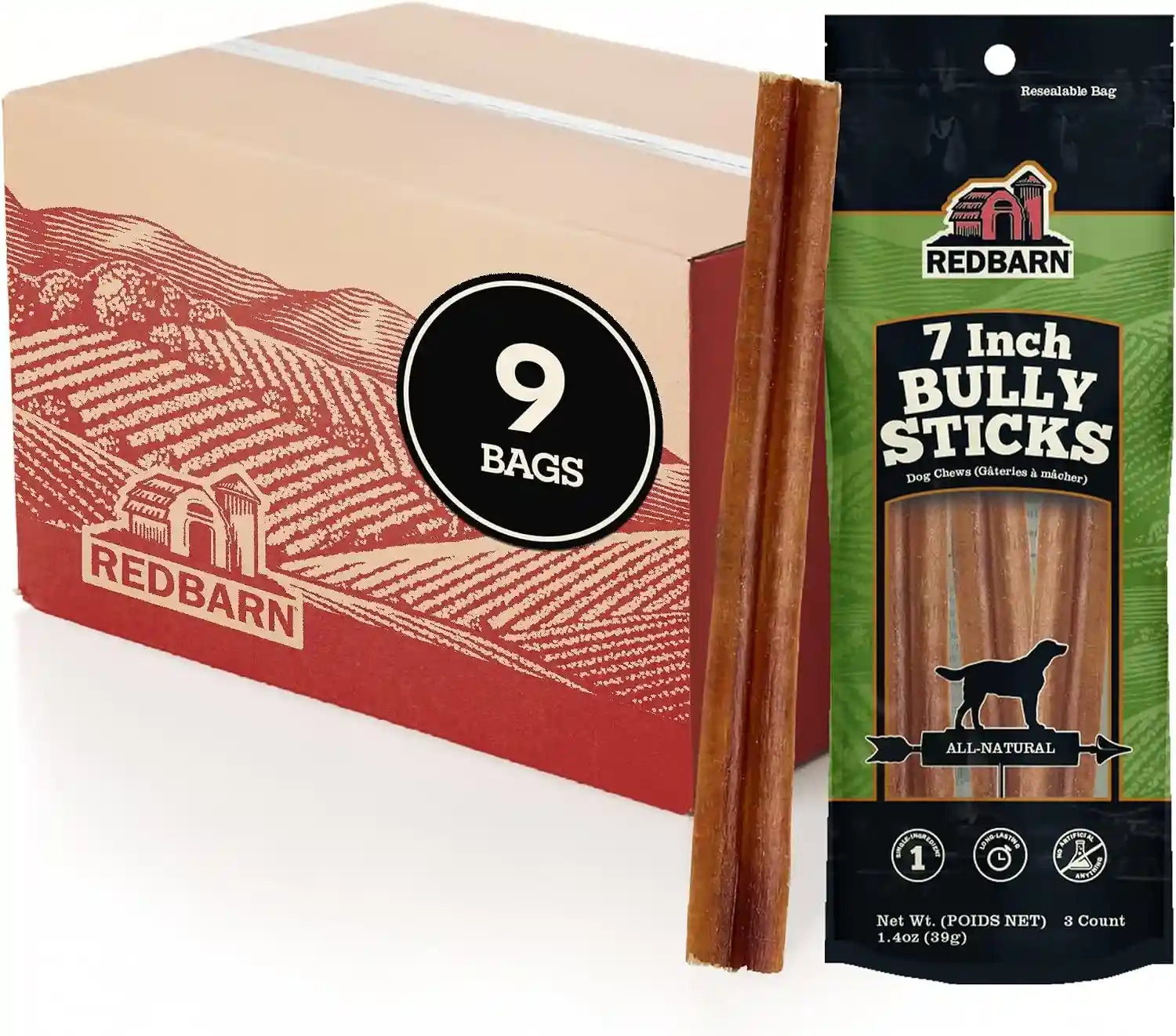 redbarn-premium-bully-sticks-for-dogs-7-inch-6-count-long-lasting-rawhide-free-slow-roasted-low-odor-highly-digestible-single-ingredient-chews-all-natural-dental-treats-for-chewers