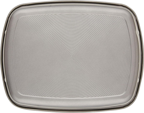 Total Bakeware Nonstick Roaster, Roasting Pan with Rack, 17-Inch X 13-Inch, Gray4