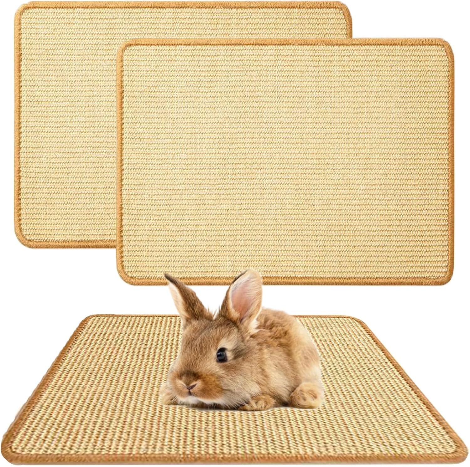 2pcs-rabbit-scratch-mat-natural-bunny-pad-claws-and-teeth-care-16x12-bunny-scratching-pad-rabbit-mats-for-cages-rabbit-mat-chew-toys-for-bunny-pet-cage-bedding-for-biting-sleeping-nesting