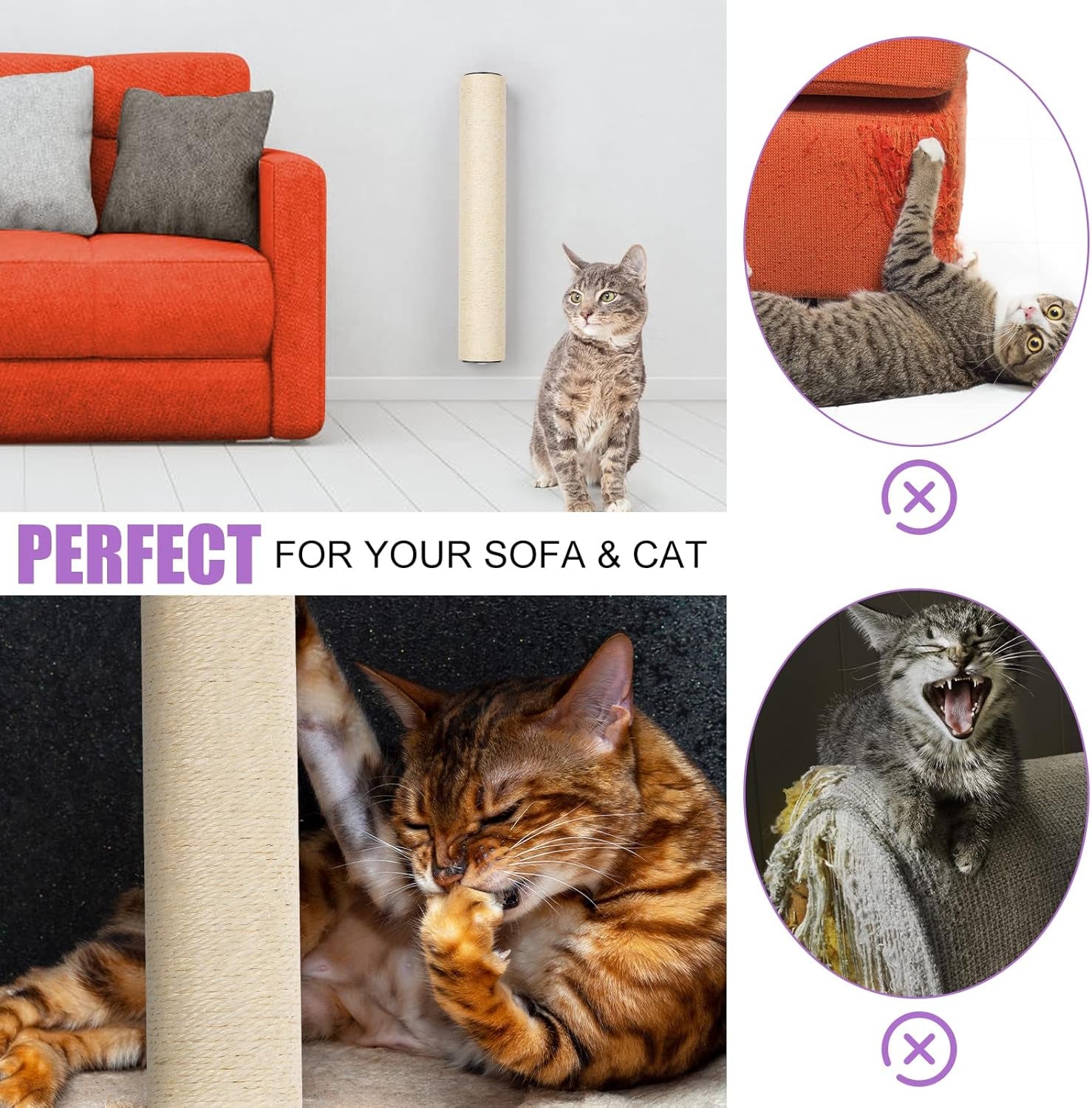 bebobly-wall-mounted-cat-scratching-post-for-indoor-cats-kitten-wall-shelves-climbing-furniture-sisal-rope-cat-claw-scratcher-tree-solid-wooden-walkway-for-cage-mounted-climbing-relaxing