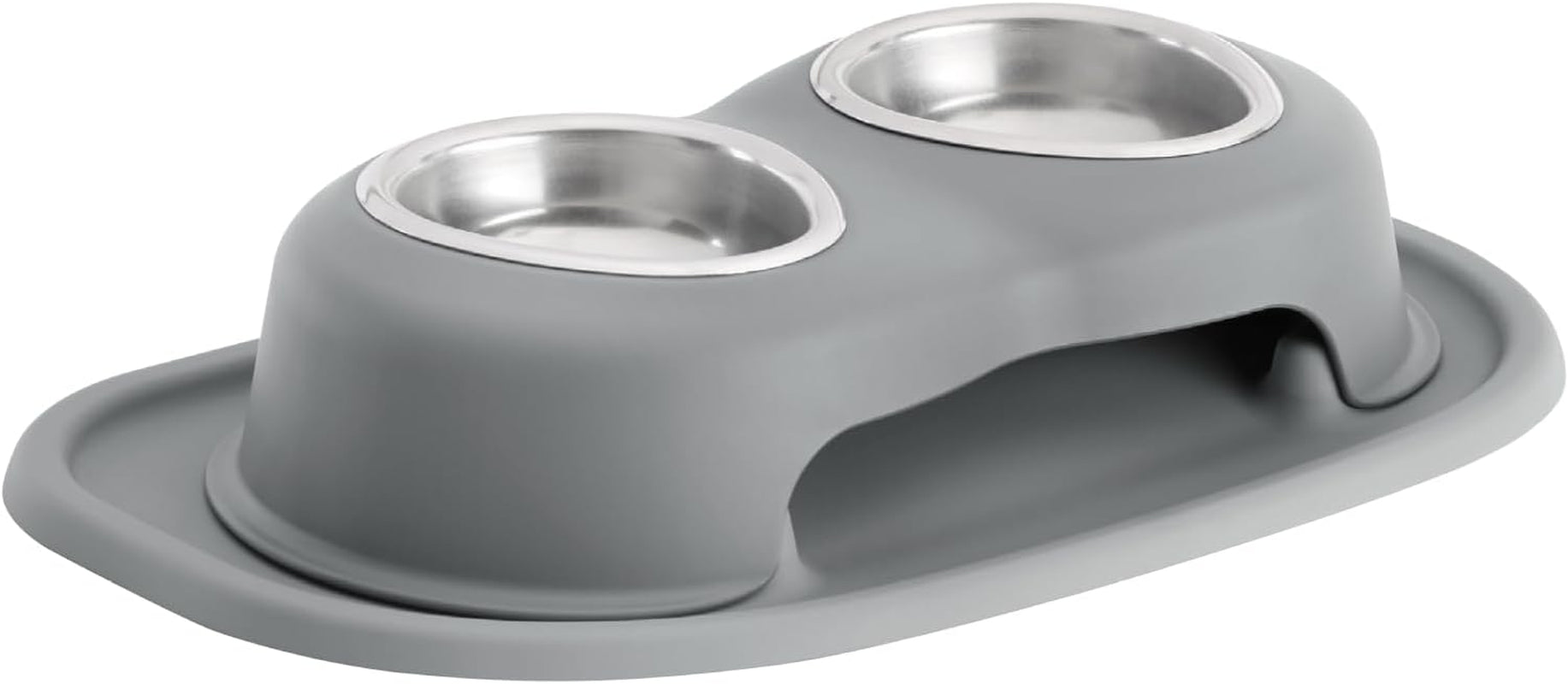 weathertech-double-high-pet-feeding-system-elevated-dog-cat-bowls-8-inch-high-dark-grey-dhc3208dgdg