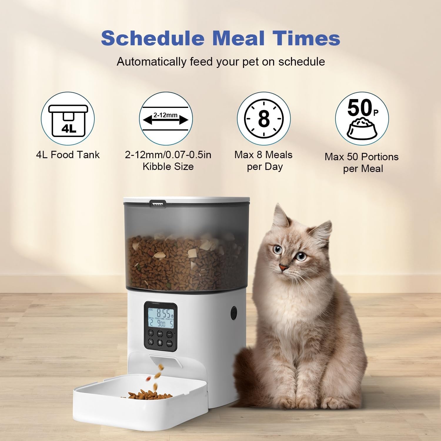 automatic-cat-feeder-4l-cat-food-dispenser-with-10s-voice-recorder-pet-feeder-up-to-8-meals-per-day-timed-dog-feeder-with-dry-food-sealed-ring