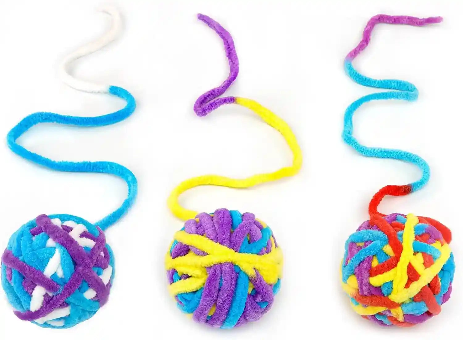 chiwava-6-pack-20-woolen-yarn-cat-toys-ball-with-bell-2-large-indoor-cat-toy-balls-kitten-interactive-toys