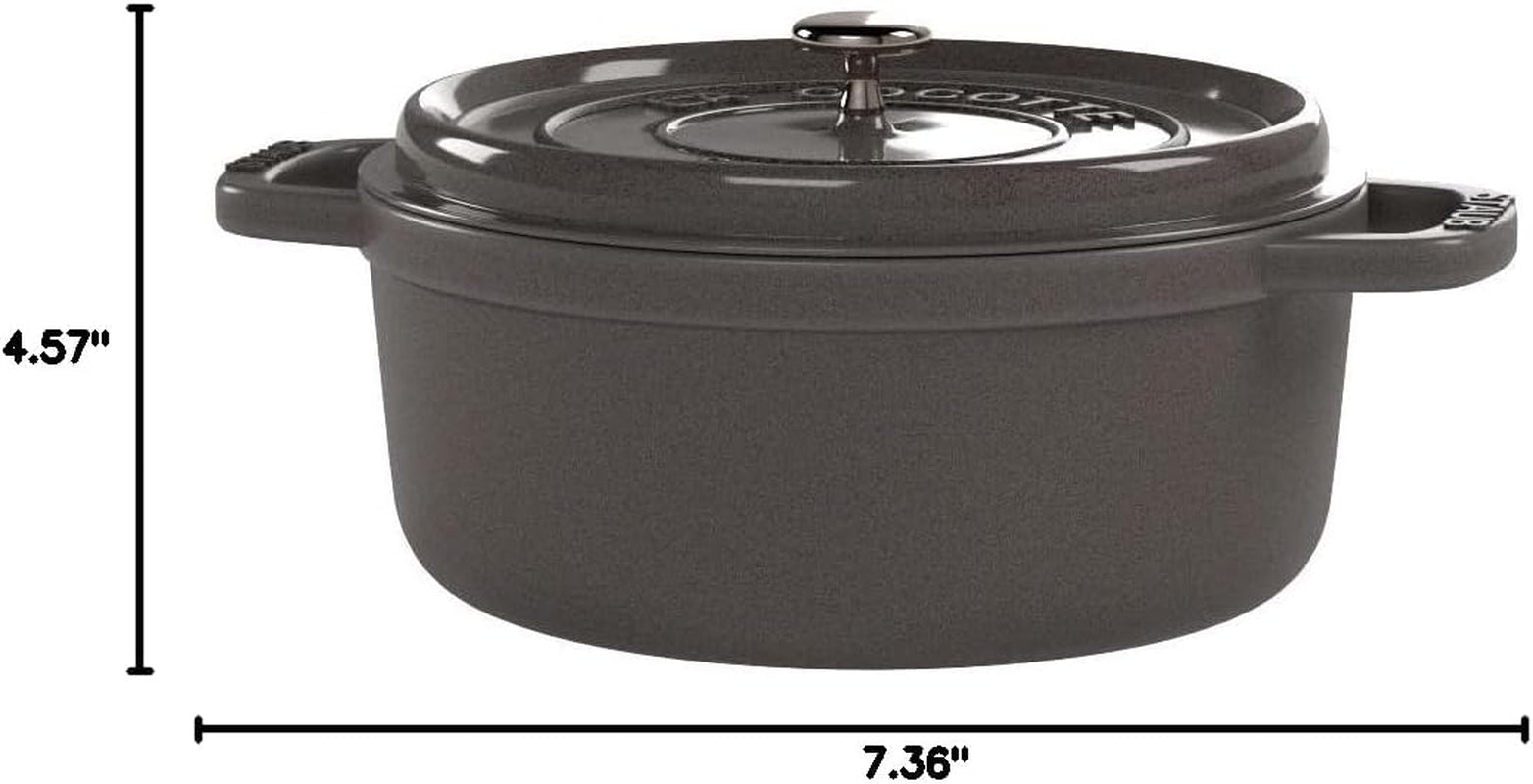 staub-mini-round-dutch-oven-0-75-quart-graphite-grey-by-staub-stove