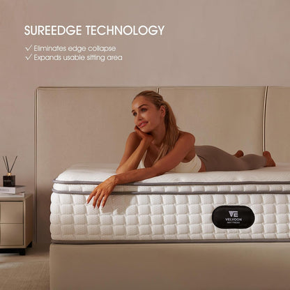 Twin Mattress,10 Inch Cooling Gel Memory Foam Mattress,Cool Sleep,Pressure Relief with Medium Firm Support,Improves Sleep,Certipur-Us Certified for Materials,No Fiberglass,Mattress in a Box8