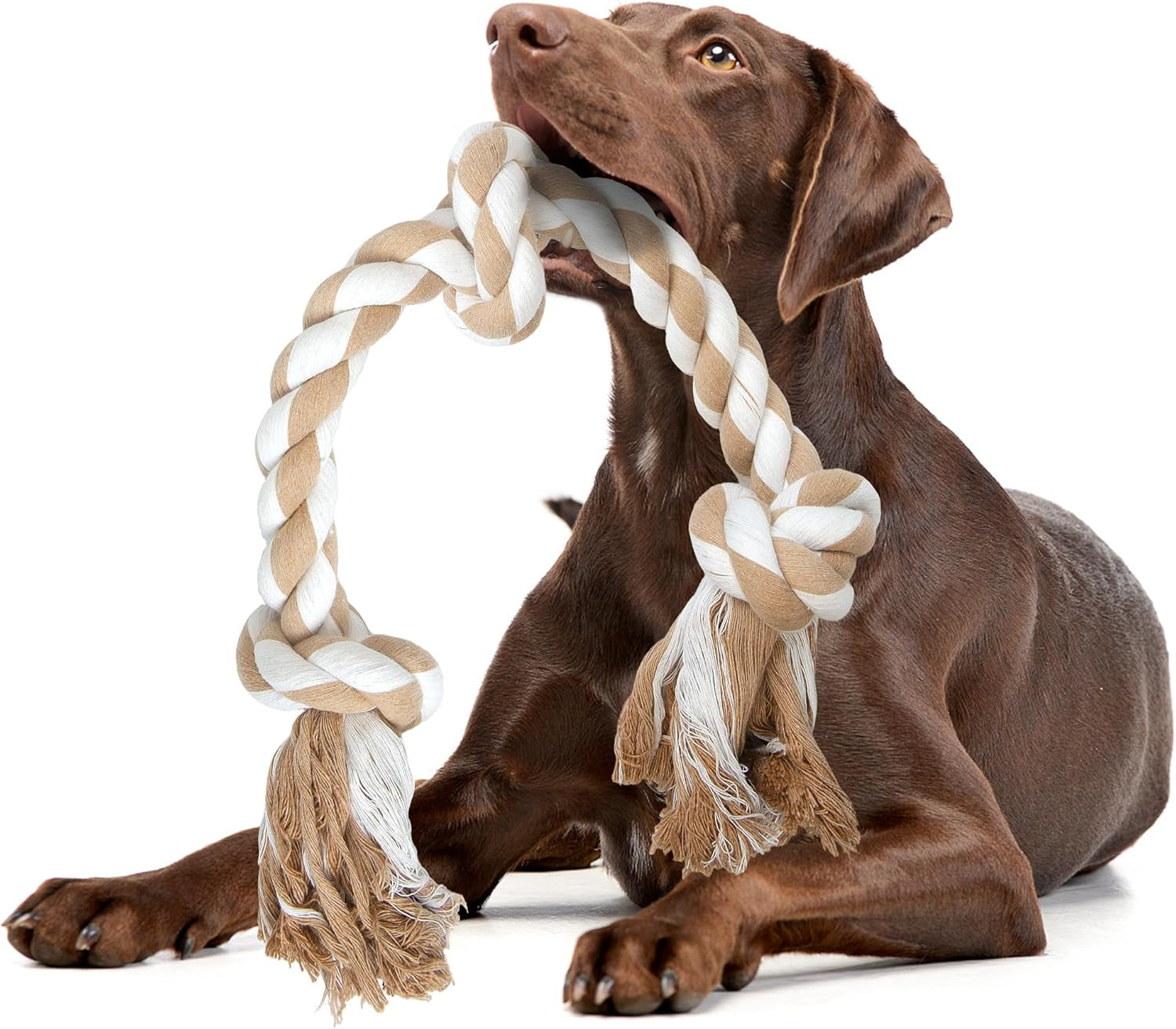 fida-dog-rope-toys-for-large-medium-aggressive-chewers-tough-cotton-chew-toy-3-feet-5-knots-indestructible-tug-of-war-dog-pull-rope-teeth-cleaning