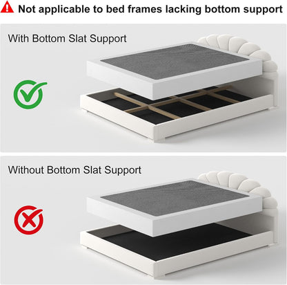 7 Inch Box Spring Queen Mattress Foundation with Easy Clean Cover | 3000Lbs Weight Capacity, Heavy Duty Metal, Non-Slip, No Noise, Easy Assembly9