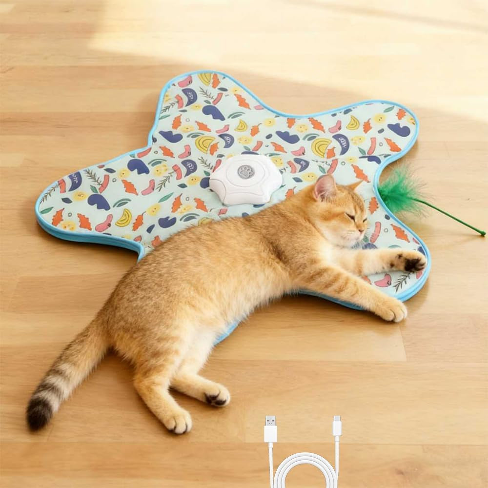 rechargeable-automatic-cat-toy-3-mode-touch-activated-interactive-toy-with-random-motion-concealed-feather-squeaky-sound-for-indoor-cats-kittens-blue