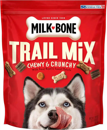 Milk-Bone Trail Mix Dog Treats, Real Beef & Sweet Potato Flavor, 20 Ounces | Made with Real Beef & Sweet Potato, Bite Sized Dog Treats in a Mix of Fun Shapes and Textures9
