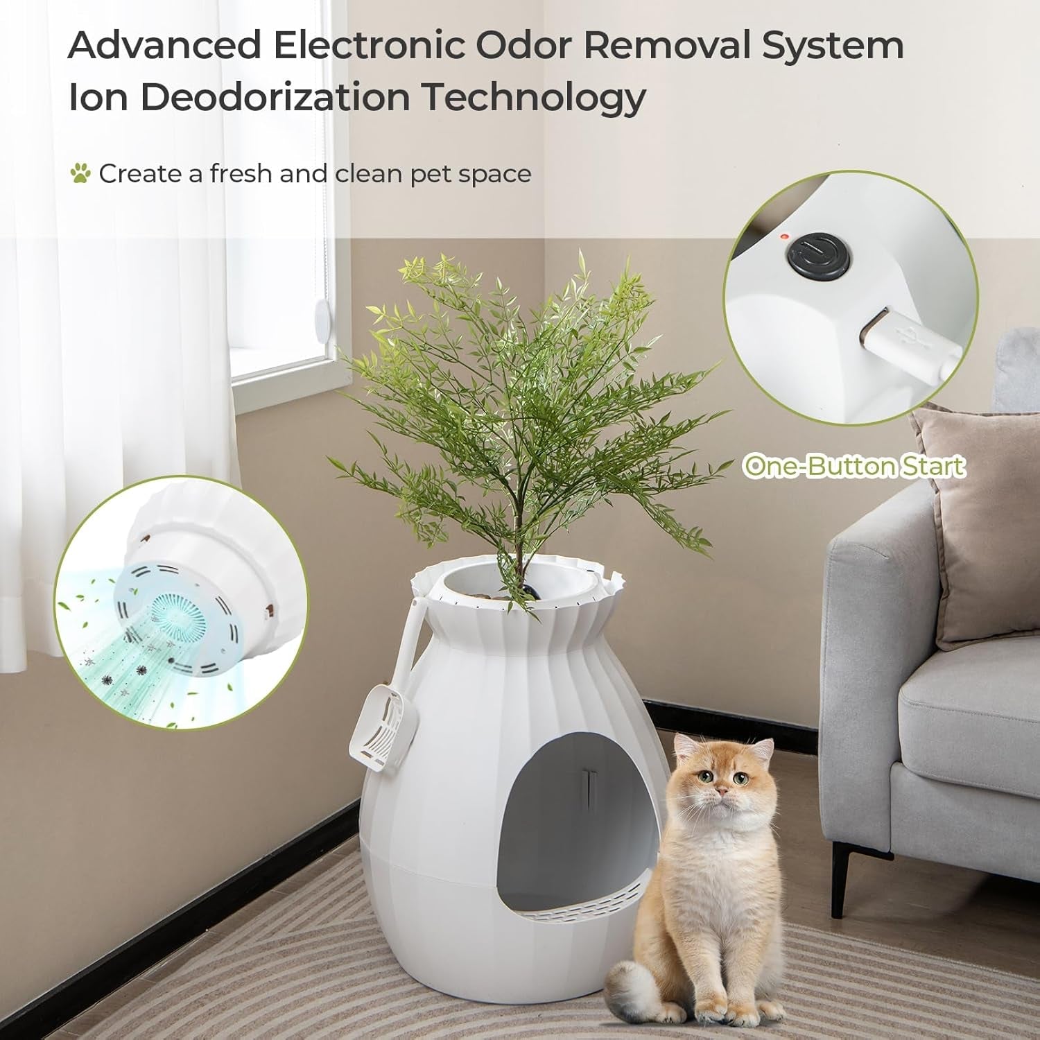 giantex-cat-litter-box-plant-hidden-litter-box-furniture-with-electronic-odor-removal-system-detachable-door-curtain-scoop-cat-litter-box-enclosure-planter-home-decor-easy-to-clean-white