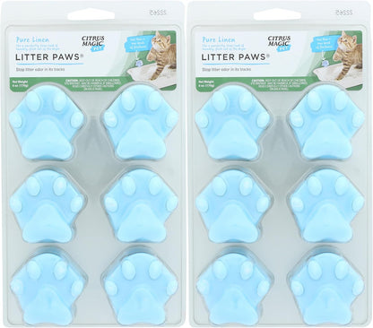 Citrus Magic Pet Odor Control Paws for Litter Boxes, Outdoor Fresh, 6-Count, 6 Count (Pack of 1)3