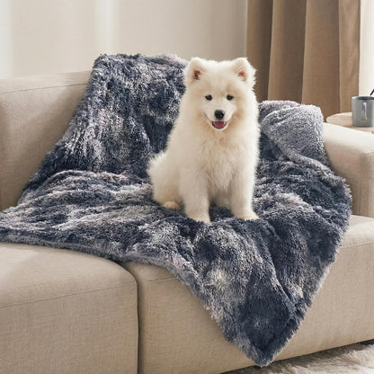 Bedsure Waterproof Dog Blanket for Small Dogs Cats Fluffy Faux Fur, 30X40 | Plush Fuzzy Reversible Pet Blankets for Couch and Dog Bed, Soft Calming Throw Cat Puppy Blanket Washable, Dog Gift, Brown14
