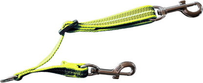 Herm. Sprenger Adjustable Coupling Strap – Reflective Nylon 2-Way Dog Leash Coupler with Nickel-Plated Swivel Clip – Safety Backup Strap for Prong & Flat Collars (Red)9