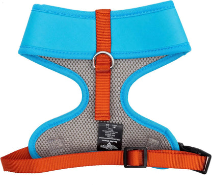 DC Comics Pet Harness, Dog Collar Plastic Buckle, Superman Shield Character Close up Blue Red2
