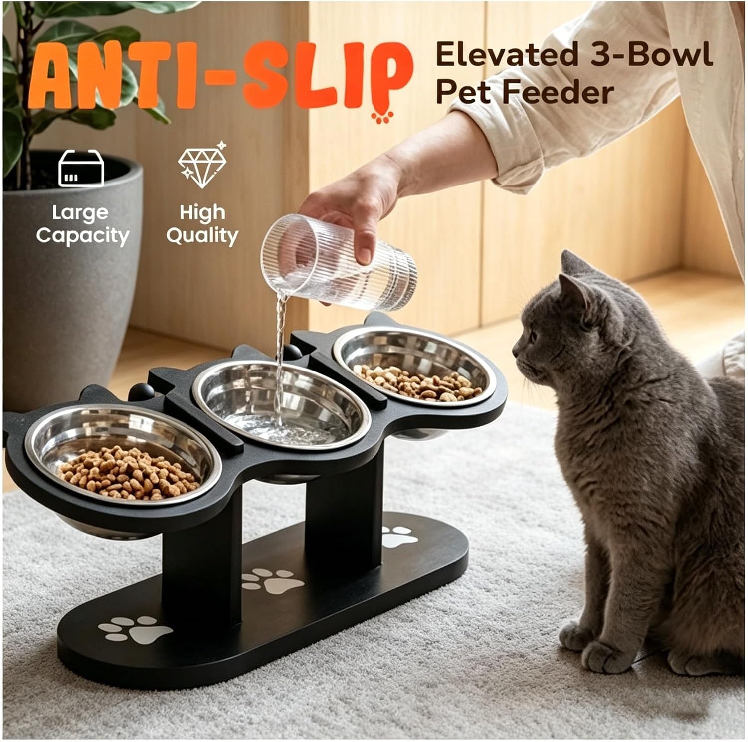 2026-new-anti-slip-elevated-3-bowl-pet-feeder-cat-bowls-with-stand-tilted-stainlesssteel-cat-feeding-station-ergonomic-elevated-cats-bowls-with-wooden-base-pet-feeding-station-for-food-water-e