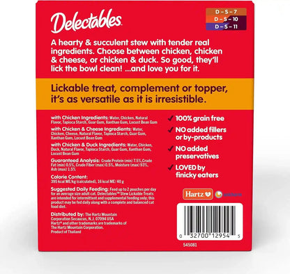 Delectables Non-Seafood Stew Lickable Wet Cat Treats, Variety Pack, 1.4 Ounce (Pack of 12)7