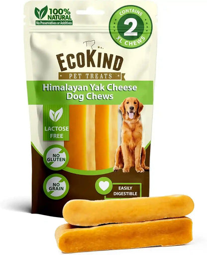 Ecokind Yak Cheese Himalayan Dog Chews, Yak Chews for Large Dogs, 4-5 Bones | 1 Lb, Long Lasting for Aggressive Chewers, Only 3 Ingredient Natural High Protein Dental Dog Treats, No Additives or Lactose19