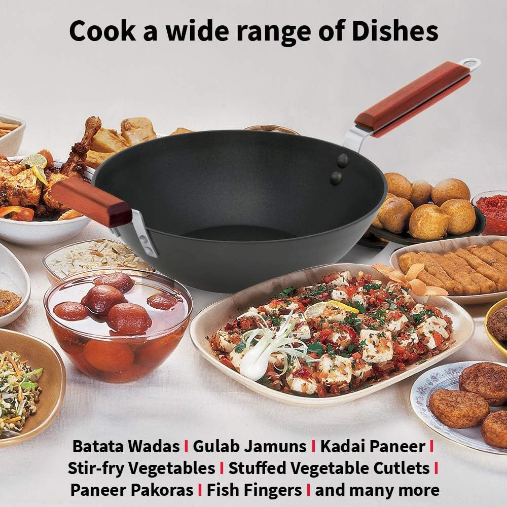 futura-nonstick-wok-stir-fry-deep-fry-pan-with-2-stay-cool-rosewood-handles-11-5-black