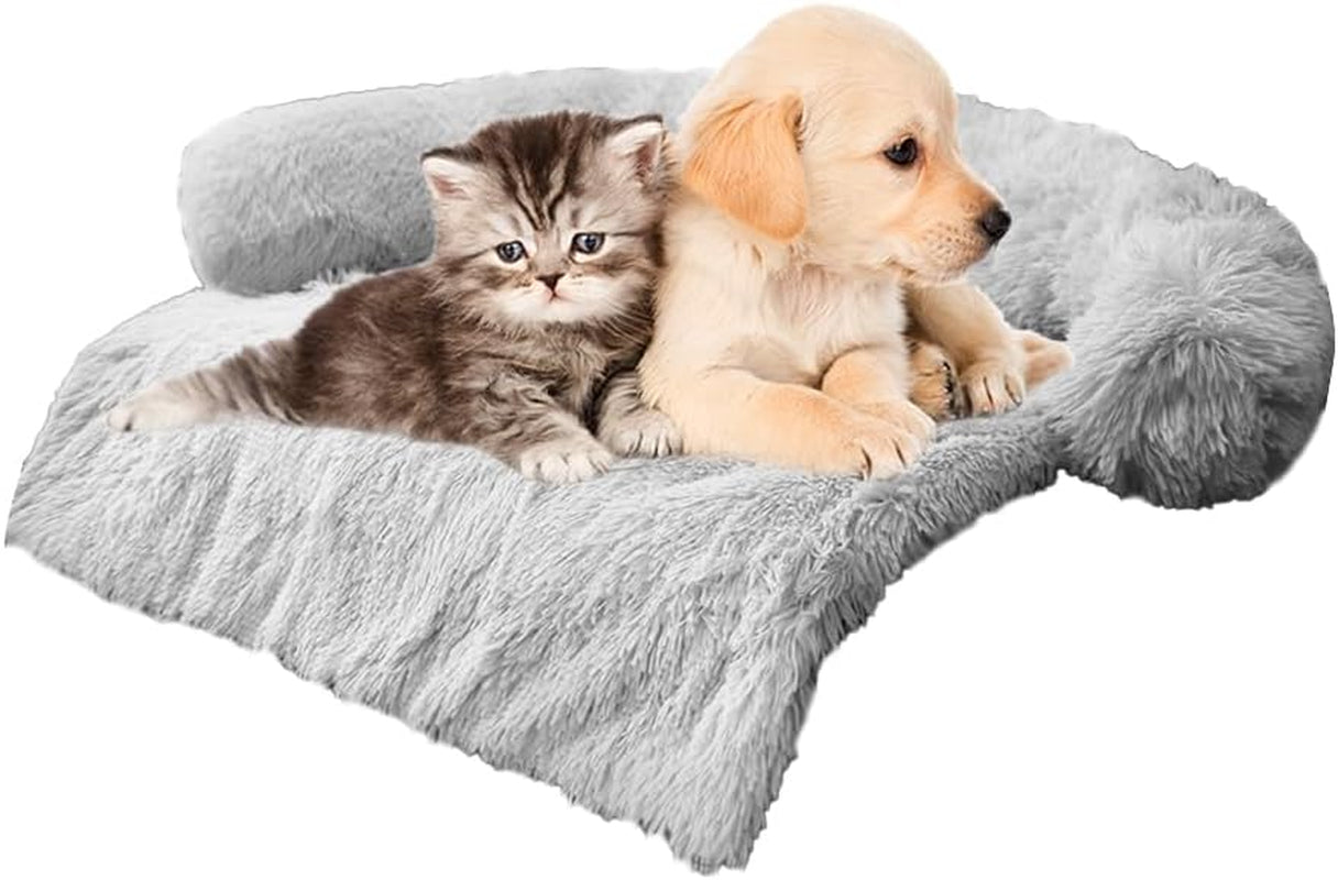 calming-dogs-cats-bed-mats-dog-pad-washable-removable-couch-cover-plush-long-fur-mat-for-pets-waterproof-lining-perfect-for-small-medium-and-large-dogs-and-cats-gradient-gray-36x31