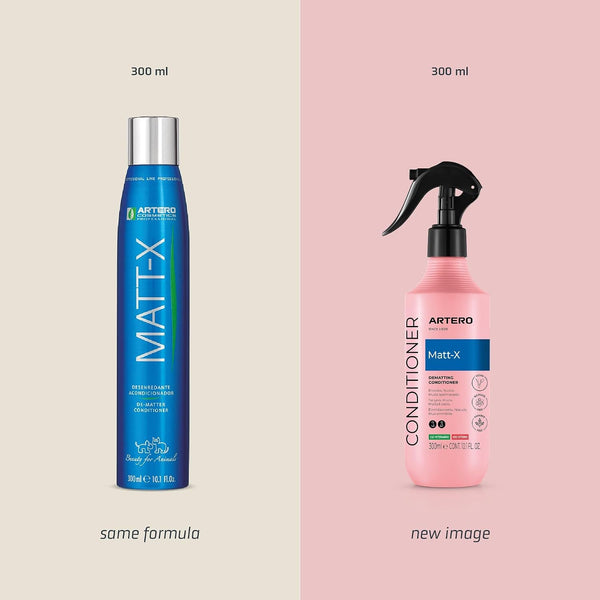 Artero Matt-X Ultra Dematting Spray for Dogs & Cats – Professional Detangler & Conditioner, Fast Tangle Removal, Soft Shiny Coat Finish, 10.1 Fl Oz6