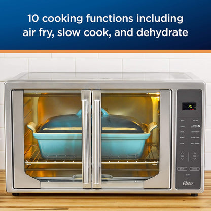 Oster Air Fryer Oven 10-In-1 Countertop Toaster Oven with XL Capacity & French Doors, Stainless Steel5