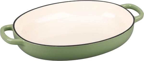Enameled Oval Cast Iron Dutch Oven Pot with Lid, Bread Dutch Oven for Sourdough Bread Baking, Dutch Oven Bread, Bread Oven, 6QT, Pistachio Green5