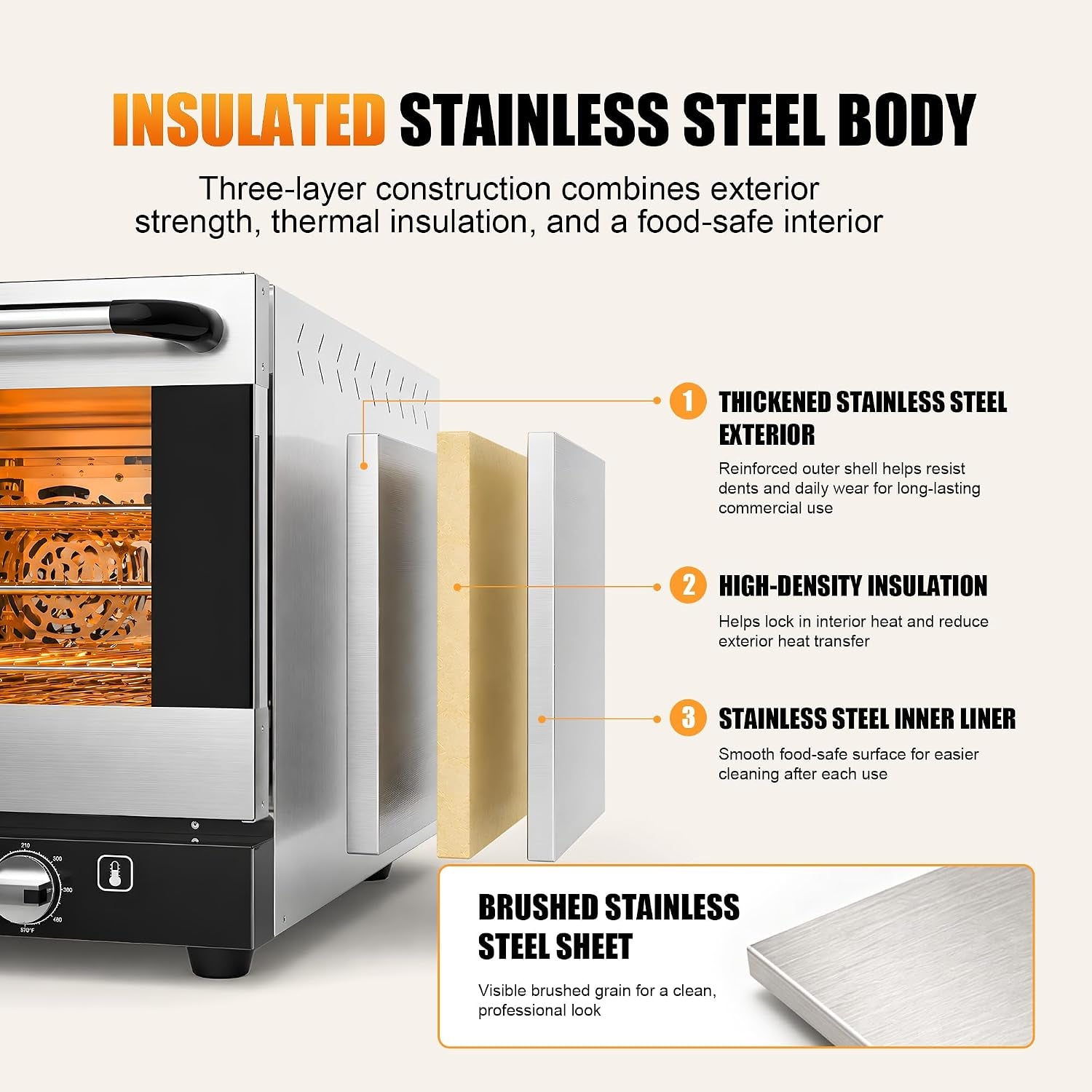 commercial-countertop-convection-oven-43qt-47l-110v-120v-360-hot-air-circulation-for-even-heating-precise-thermostat-120-min-auto-shutoff-timer-double-layer-glass-door-4-racks