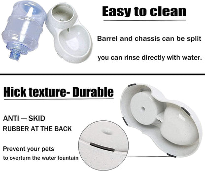Dog Water Bowl Dispenser,3 Gallon/ 11L Pet Water Dispenser Station for Large Dogs and Cats,Gravity Automatic Feeder,Large Size Dog Drinking Fountain5