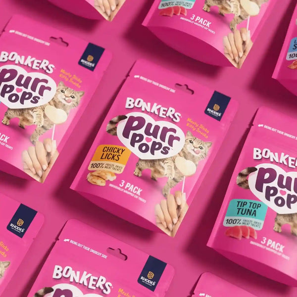Bonkers Purrpops Freeze-Dried Chicken Flavored Lollipop Treats for Cats, 15 Pack4