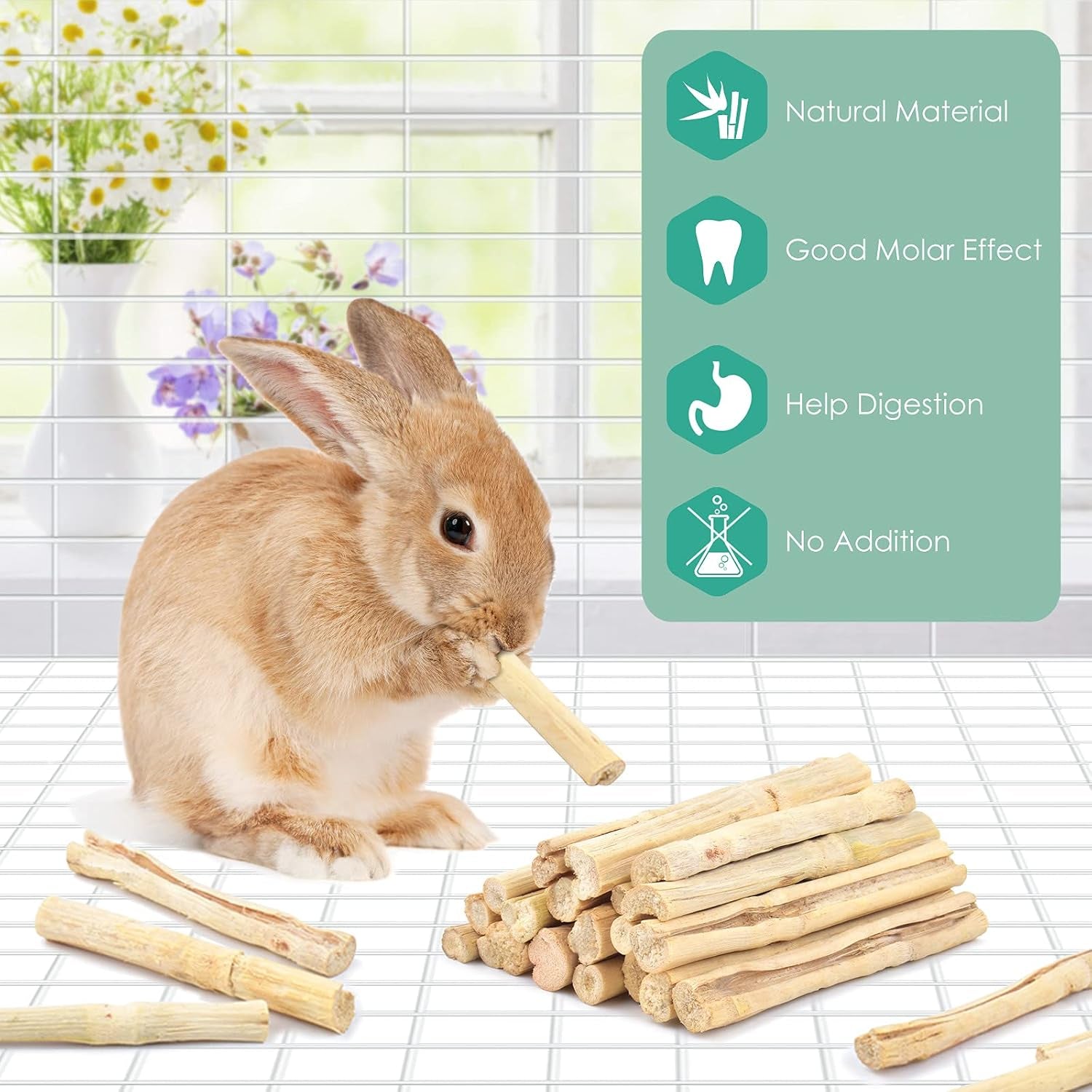 bissap-250g-0-5ib-sweet-bamboo-chew-sticks-for-rabbits-bunny-molar-treats-snack-for-small-animals-hamster-chinchilla-guinea-pigs-rabbit-squirrel-natural-teeth-grinding-toys