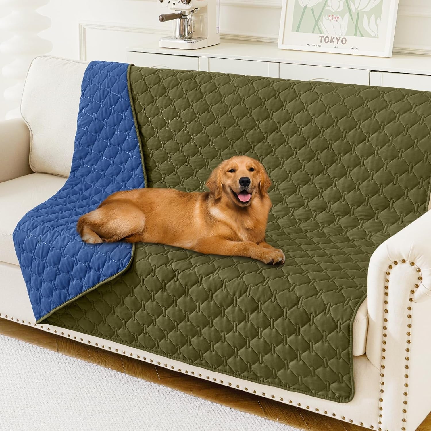 smiry-waterproof-dog-bed-cover-blanket-reversible-pet-blanket-soft-reversible-washable-leakproof-cats-dogs-couch-cover-for-sofa-couch-furniture-30x70-inch
