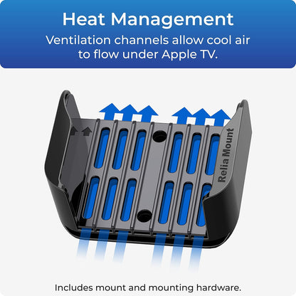 Premium Mount for Apple TV - Compatible with Every Apple TV | Designed in USA – Reliable and Easy Apple TV Installation – Special Features: Includes Heat Management and Strong TV Adhesive4