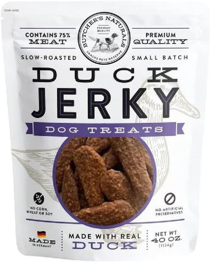 Butcher'S Naturals Dog Treat Real Duck Slow Roasted Small Batch Contains 75% Meat No Corn No Soy (40 OZ)1
