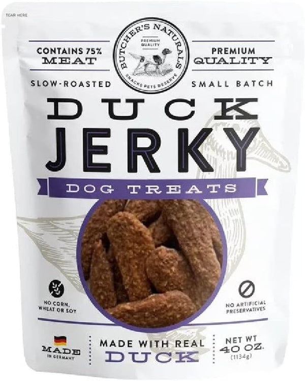 Butcher'S Naturals Dog Treat Real Duck Slow Roasted Small Batch Contains 75% Meat No Corn No Soy (40 OZ)1