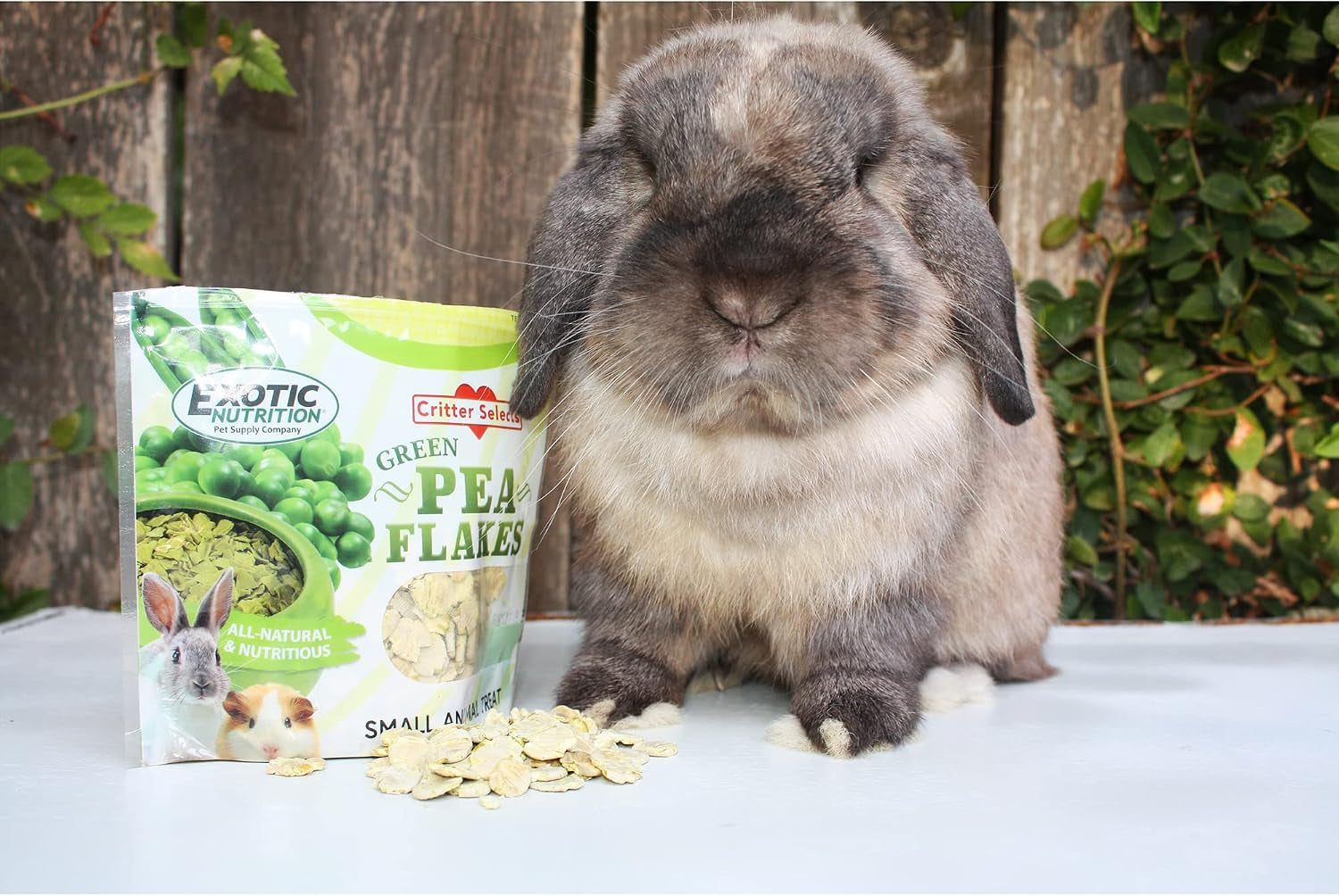 exotic-nutrition-green-pea-flakes-3oz-healthy-unique-treat-rat-degu-prairie-dog-chinchilla-hedgehog-parrot-guinea-pig-rabbit-hamster