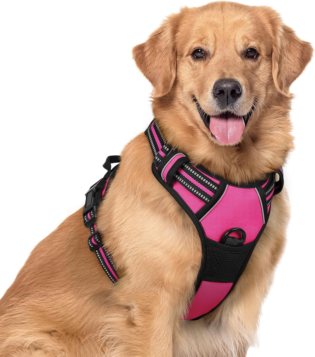 rabbitgoo-dog-harness-no-pull-for-large-dogs-with-2-leash-clips-pet-vest-no-choke-with-handle-adjustable-soft-padded-reflective-easy-control-for-walking-black-large