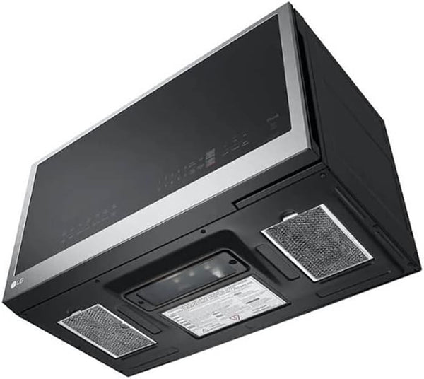 LG Smart 30 In. W 2 Cu. Ft. over the Range Microwave with Easyclean 1,050-Watt in Printproof Stainless Steel MVEL2033F6