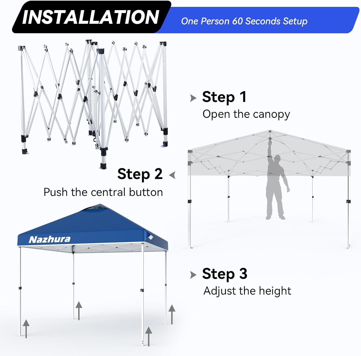 10-x-10-pop-up-canopy-tent-with-sand-weight-bag-freestanding-sun-shelter-for-picnic-and-camping-one-person-setup-and-height-adjustable-blue